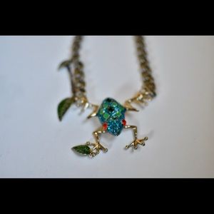 Betsey Johnson Frog Necklace